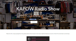 Desktop Screenshot of kapowradioshow.com